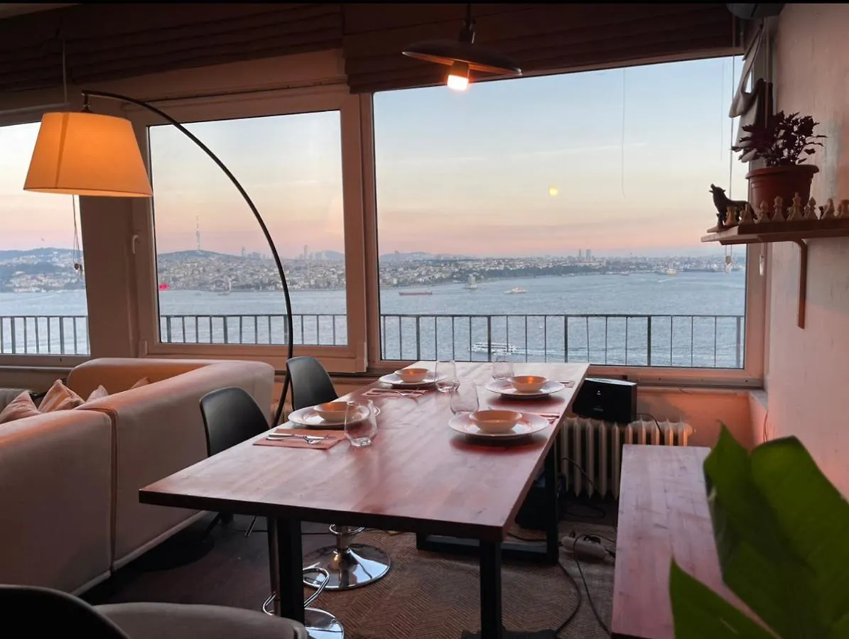Art Loft , 270* Full Sea View In Cihangir Apartment Istanbul