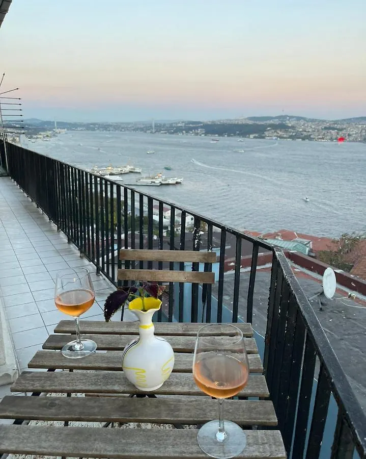 Art Loft , 270* Full Sea View In Cihangir Apartment Istanbul Turkey